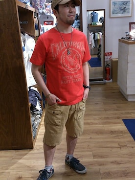 TAKASIさん（メンズ・166cm）の夏コーディネート