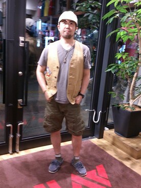 TAKASIさん（メンズ・166cm）の夏コーディネート