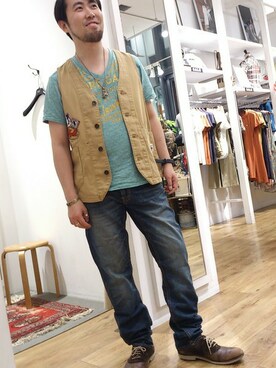 TAKASIさん（メンズ・166cm）の夏コーディネート