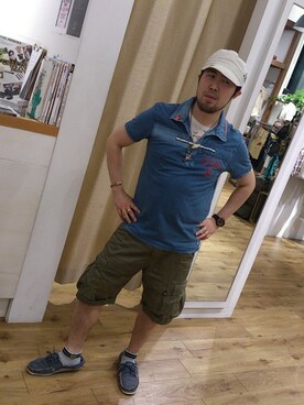 TAKASIさん(メンズ・166cm)の夏コーディネート