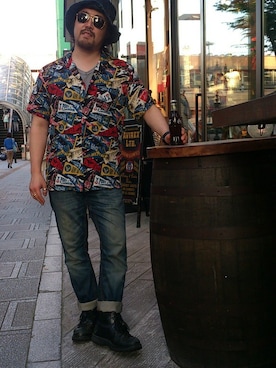 TAKASIさん（メンズ・166cm）の夏コーディネート