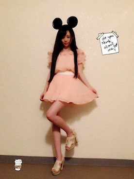 「涼しげ」｜「アイテム（ワンピース/ドレス）」を使った、tsukino🌙maiさん（レディース・152cm）の夏コーディネート