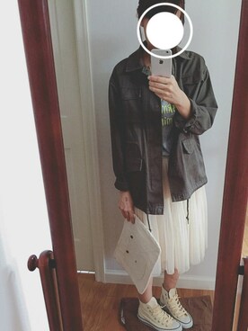 puuree▽さん（レディース・155cm）の秋コーディネート