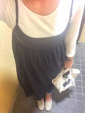 「宅飲み」｜𝕄.さん（レディース・158cm）の春コーディネート
