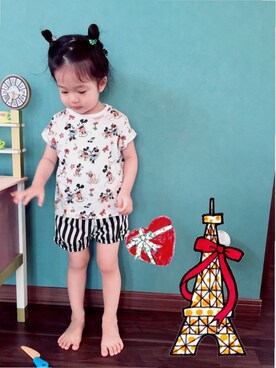 shikimin♡さん（キッズ・90cm）の春コーディネート