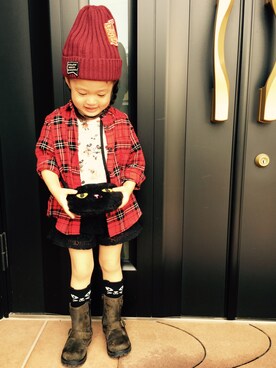shikimin♡さん（キッズ・90cm）の秋コーディネート