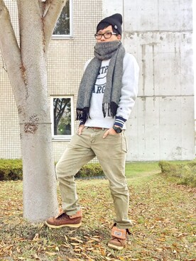 みずのさん（メンズ・173cm）の秋コーディネート