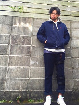 しもやんさん（メンズ・175cm）の冬コーディネート