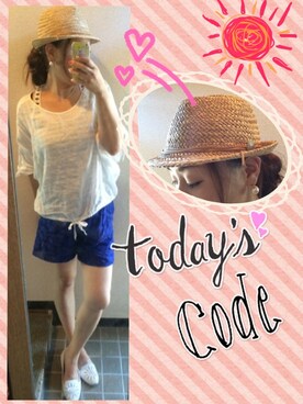 sy☆さん（レディース・159cm）の夏コーディネート