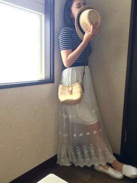 k a n a .さん（レディース・160cm）の夏コーディネート