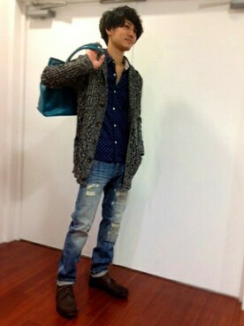 タザキさん（メンズ・172cm）の秋コーディネート