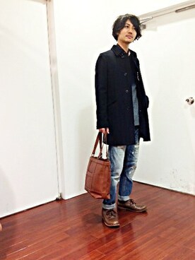 タザキさん（メンズ・172cm）の冬コーディネート