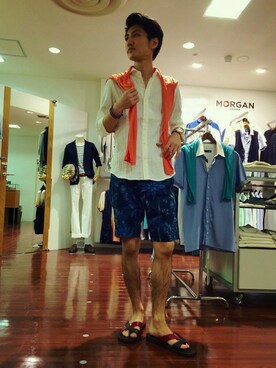 タザキさん(メンズ・172cm)の夏コーディネート