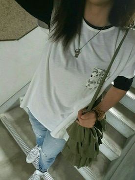 「aiko」｜「アイテム（その他）」を使った、結花さん（レディース・161cm）の夏コーディネート
