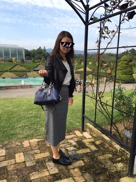 「URBAN RESEARCH（アーバンリサーチ）のアイテム（ピアス（両耳用））」を使った、bmbmplnさん（レディース・163cm）の秋コーディネート