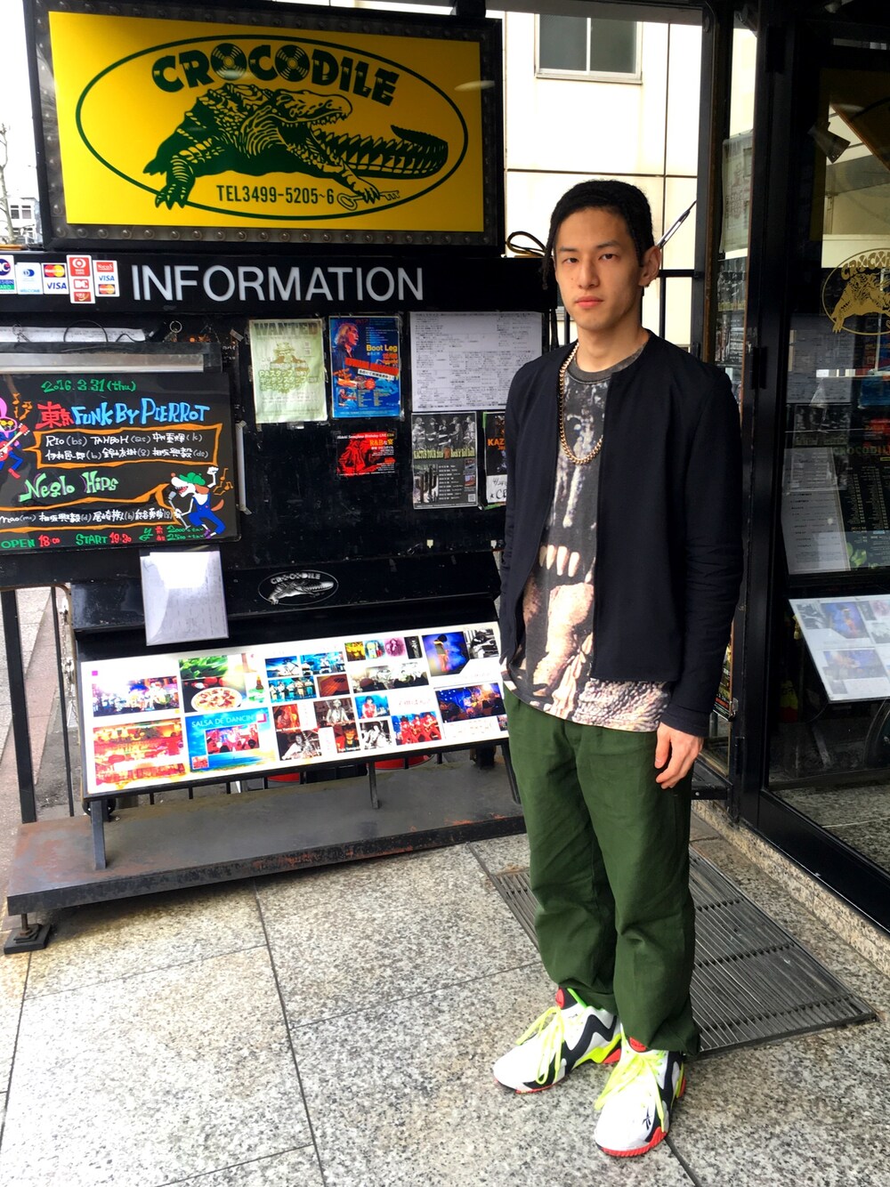 「DROP DEADのアイテム（タンクトップ、その他）」を使った、Y.B.さん（メンズ・170cm）の春コーディネートの1枚目の写真