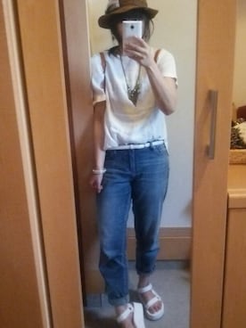  (*^^*)ゆーのさん（レディース・158cm）の夏コーディネート