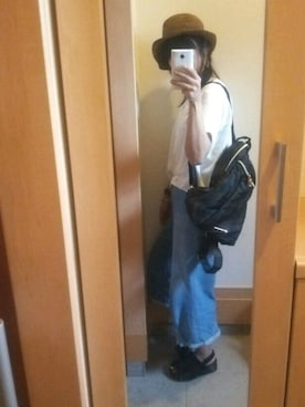  (*^^*)ゆーのさん（レディース・158cm）の夏コーディネート