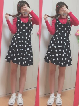 「CONVERSE（コンバース）のCONVERSE コンバース ジャック パーセル / JACK PURCEL（スニーカー）」を使った、mikAさん（レディース・150cm）の春コーディネート