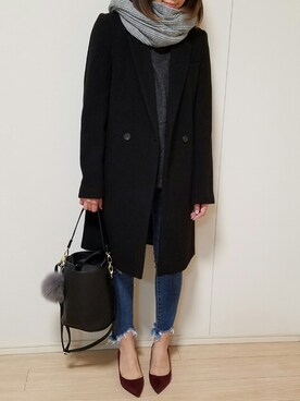 「大人シンプル」｜「アイテム（その他）」を使った、gaotさん（レディース・154cm）の秋コーディネート