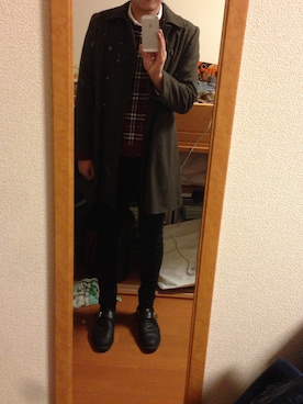 「A.P.C.（アーペーセー）のアイテム（その他アウター）」を使った、たかひろさん（メンズ・176cm）の秋コーディネート
