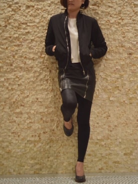 「RING MILANO（リングミラノ）のアイテム」を使った、Mayuさん（レディース・168cm）の秋コーディネート