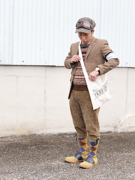 「Daniel Wellington」｜ヨースケさん（メンズ・158cm）の秋コーディネート