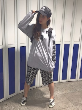 「SKULLSKATES」｜TAKARAさん（レディース・162cm）の秋コーディネート