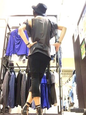 「SEANA（シーナ）のアイテム」を使った、AQUAさん（メンズ・176cm）の夏コーディネート