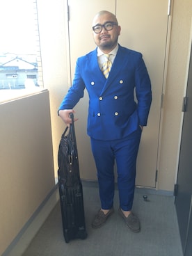 「ビジネス」｜「アイテム（腕時計）」を使った、平地大樹 aka ひらっちさん（メンズ・176cm）の春コーディネート
