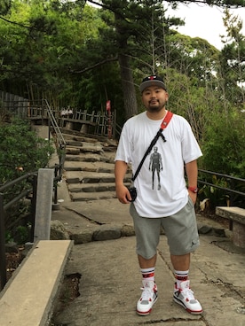 平地大樹 aka ひらっちさん（メンズ・176cm）の夏コーディネート