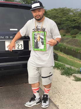 平地大樹 aka ひらっちさん（メンズ・176cm）の夏コーディネート