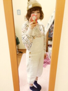 「グラニフ」｜「アイテム（スウェット）」を使った、noaさん（レディース・156cm）の春コーディネート
