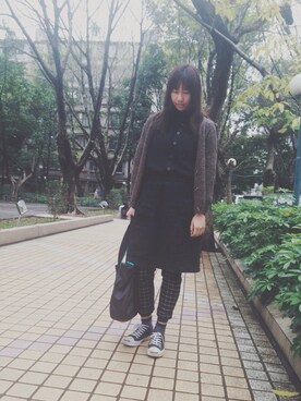 「NIKE(ナイキ)のアイテム(ショルダーバッグ)」を使った、vvgalaxyさん(レディース・173cm)の春コーディネート