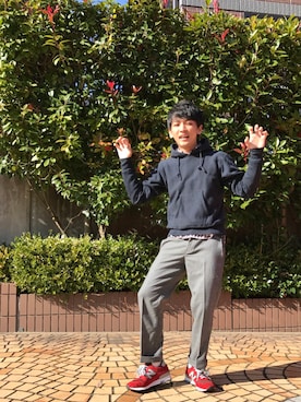 「CAT'S PAW（キャッツポウ）のアイテム」を使った、(OnO) さん（メンズ・170cm）の秋コーディネート