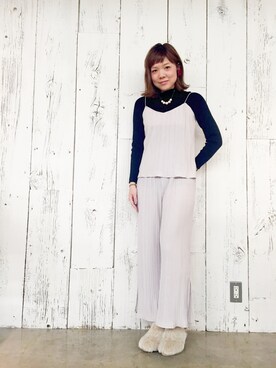 「Discoat」｜CHIHIROさん（レディース・160cm）の夏コーディネート