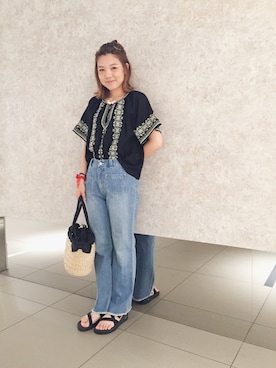 「Discoat」｜CHIHIROさん（レディース・160cm）の夏コーディネート