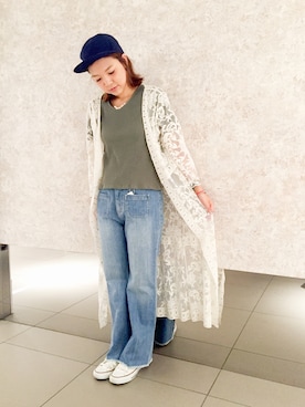 「Discoat」｜CHIHIROさん（レディース・160cm）の夏コーディネート