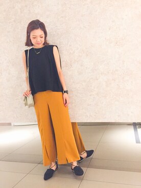 「Discoat Parisien」｜「アイテム（その他シューズ）」を使った、CHIHIROさん（レディース・160cm）の夏コーディネート