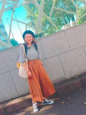 CHIHIROさん（レディース・160cm）の秋コーディネート