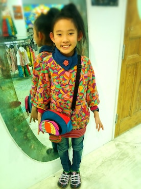 ヒカリバchanさん（キッズ・130cm）の春コーディネート