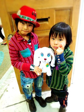 ヒカリバchanさん（キッズ・120cm）の春コーディネート