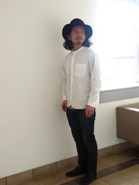 「アイテム（ドレスシューズ）」を使った、達冨　祐太さん（メンズ・170cm）の冬コーディネート