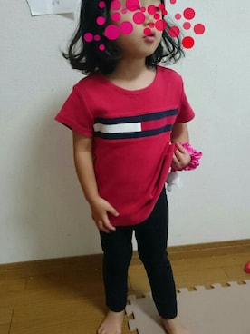 「TOMMY（トミー）のアイテム」を使った、kahluaさん（キッズ・100cm）の秋コーディネート