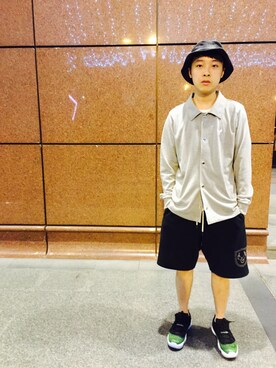 「REMIX（リミックス）のアイテム（その他アウター）」を使った、鼻孔さん（メンズ・170cm）の秋コーディネート