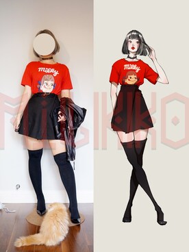 高牛奶童鞋_Milkkoさんのコーディネート