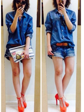 nonさん（レディース・160cm）の夏コーディネート