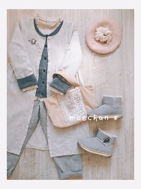 moechan *さん（レディース・164cm）の冬コーディネート