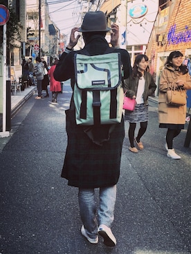 「PENDLETON（ペンドルトン）のアイテム（ダウンジャケット/コート）」を使った、konitagさん（メンズ・177cm）の冬コーディネート