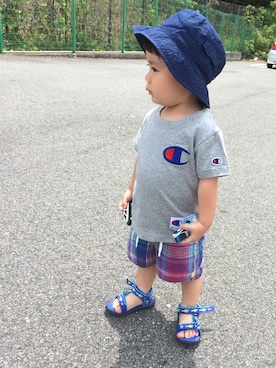 K_Kさん（キッズ・80cm）の夏コーディネート